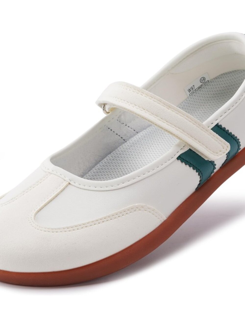 Women's Barefoot Mary Jane Flats with Wide Toe Box W97